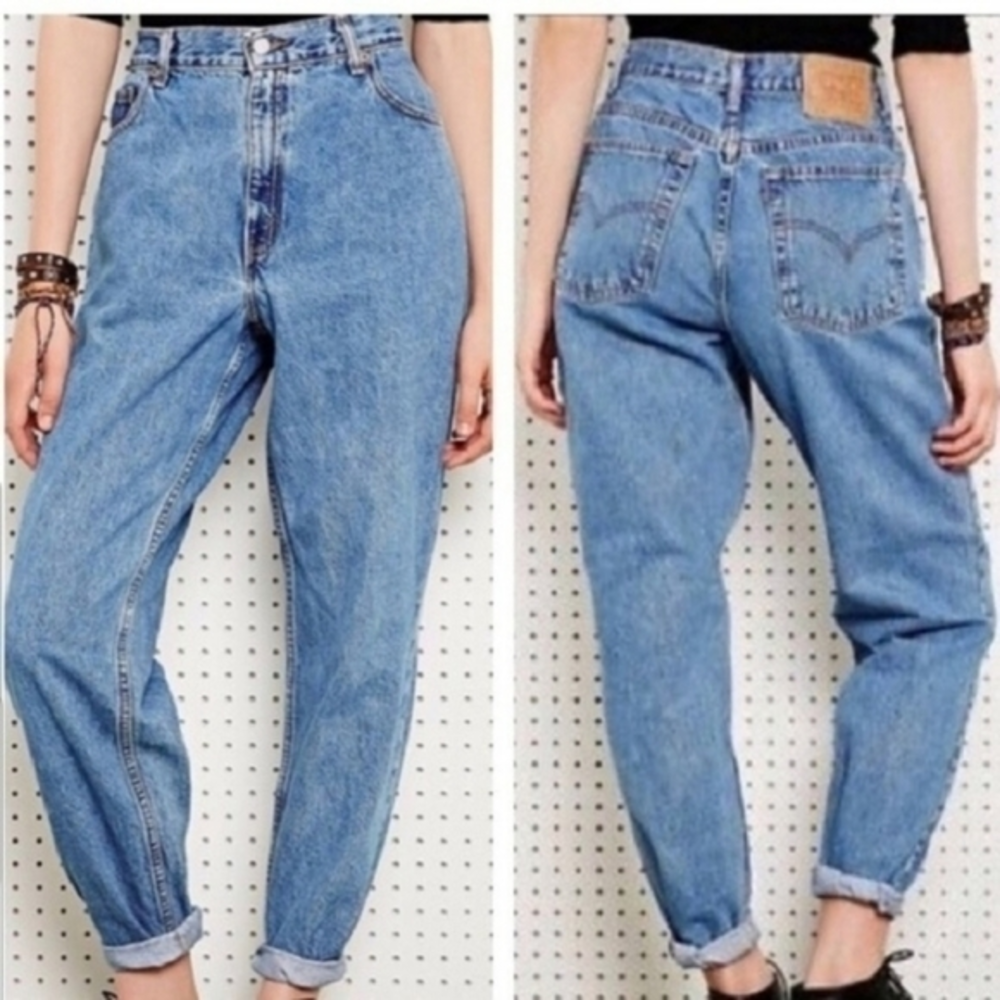 Vintage Levi high rise  550 relaxed‎ tapped jeans